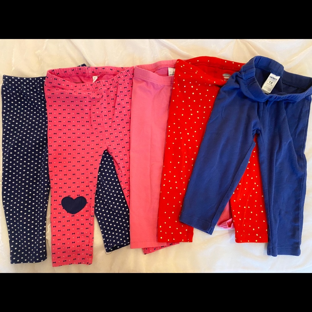Toddler Leggings 5 Pack